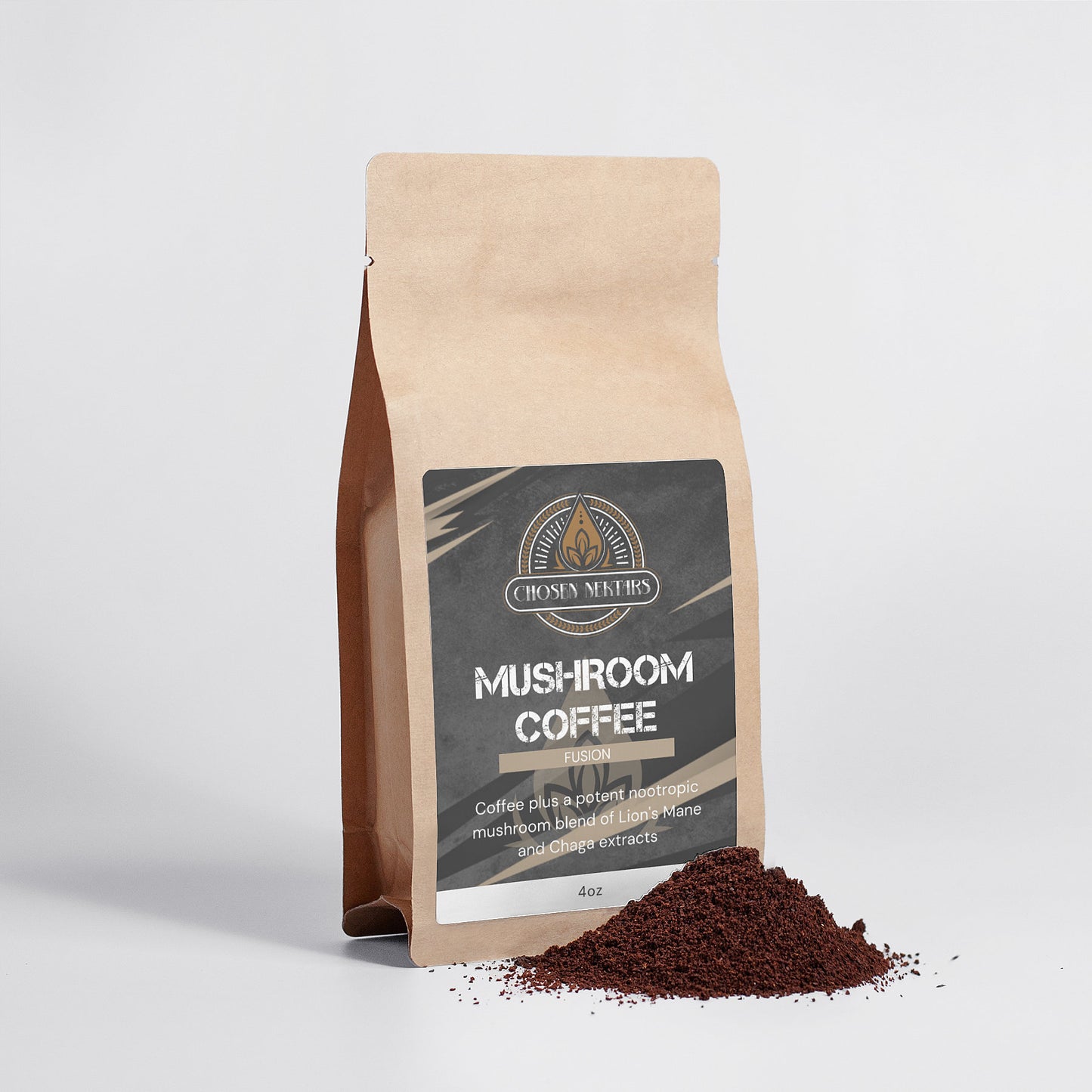 Mushroom Coffee Fusion - Lion’s Mane & Chaga 4oz